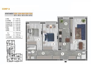 Apartament 3 camere, Berceni, Sector 4, Zona Mall Grand Arena- Luica - imagine 8