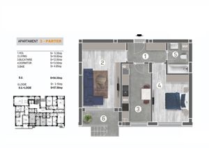 Spatiu modern, 2 camere decomandate, acces rapid la transport - zona Sun Plaza - imagine 5