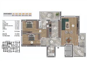 Apartament nou 3 camere, Mall Sun Plazza, Piata Sudului, Delta Vacaresti - imagine 8