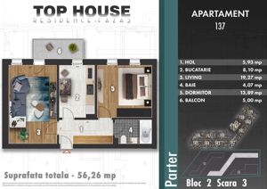 Direct dezvoltator – 0% comision! Apartament nou, 2 camere, spatios - Sector 4 - imagine 7