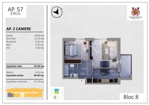 Apartament 2 camere, decomandat, finisaje premium, The Grand Kristal - Sector 4 - imagine 6