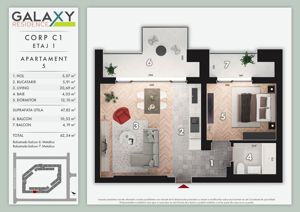 Oportunitate! Studio, 62.54 mp, in zona Bulevardului Metalurgiei - comision 0% - imagine 5