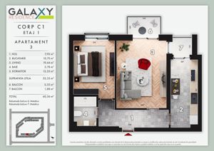 Apartament spatios cu 2 camere, acces rapid metrou, Sector 4 - fara comision! - imagine 6