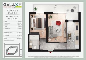 Apartament 2 camere cu terasa, zona in plina dezvoltare, Sector 4 - 0% Comision - imagine 5