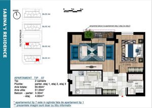 Apartament 2 camere, zona Brancoveanu, acces la multiple facilitati - 0 comision - imagine 8