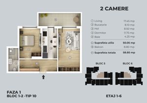 Apartament 2 camere, zona metrou Berceni, imobil premium - Direct Dezvoltator - imagine 5