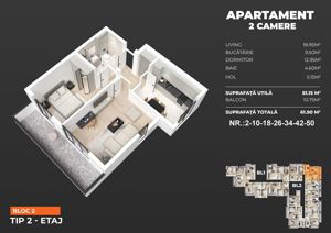 Comision 0%! Apartament 2 camere, spatios, in ansamblu rezidential modern - imagine 6