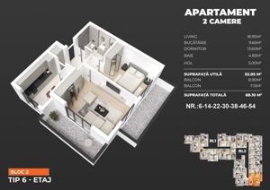 Apartament nou, aproape de metrou – 2 camere, 2 balcoane, Comision 0%! - imagine 5