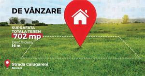 Teren de vanzare, Strada Calugareni, Comuna Berceni, 702 mp, ideal investitie - imagine 3