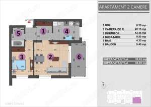 Apartament 2 camere, finalizat Postalionului-Grand Arena - imagine 10