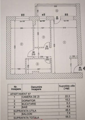 Comision 0, Apartament 2 camere, 56 mp, centrala, parcare,Hils Pallady - imagine 10