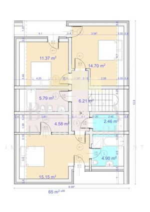 Casa individuala P+M cu piscina la cheie 178mp utili- 563mp teren - imagine 6