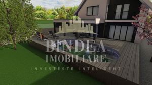 Casa individuala P+M cu piscina la cheie 178mp utili- 563mp teren - imagine 4