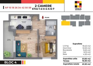 Apartament 2 camere, decomandat, Aparatorii Patriei - imagine 6