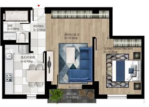 Apartament tip studio, Strada Luica, Bd. Brancoveanu, Sector 4 - imagine 8