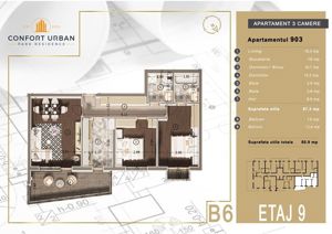 Apartament 3 camere, Confort Urban Park Residence, Sector 5 - imagine 8