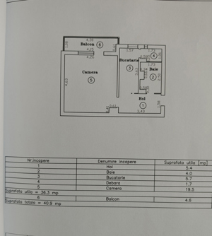 Apartament 1 Camera Medicina,  Badea Cartan ,Telegrafului - imagine 6