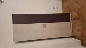 Set mobilier dormitor beige bej dulap haine si biblioteca - imagine 3