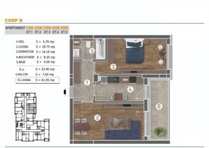 Apartament cu 2 camere in ansamblu rezidential nou, Berceni, Sect.4 - comision 0 - imagine 5