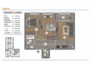 Apartament 3 camere, 2 bai, logie, Sector 4 – comision 0, oferta exclusiva! - imagine 6