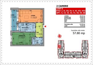 Apartament 2 camere, decomandat, Luica, Brancoveanu - imagine 6