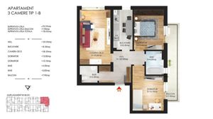 Apartament 3 camere decomandat, Bulevardul Metalurgiei, rond Metro - imagine 7