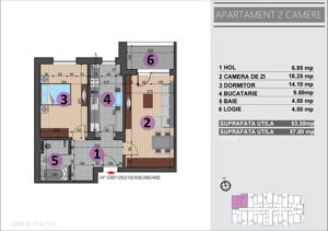 Apartament 2 camere, Mall Grand Arena, Bd. Brancoveanu - imagine 6