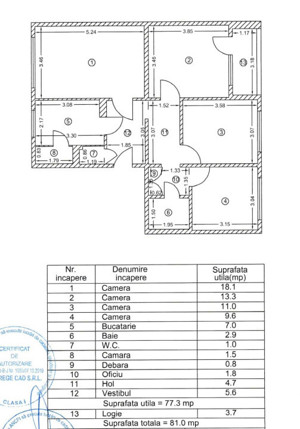 4 Camere | Bloc Reabilitat | Metrou Pacii - imagine 11