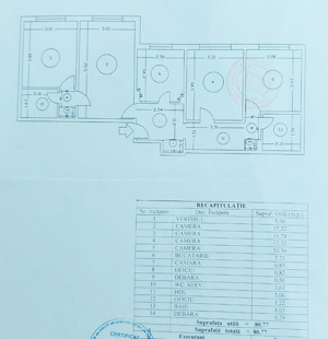 4 Camere Bloc Reabilitat Zona Ghencea - imagine 10