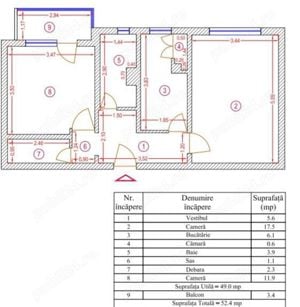 Apartament 2 camere Militari - imagine 6