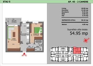 Apartament bine compartimentat, etaj 5 – Comision 0%, oportunitate ideala! - imagine 5