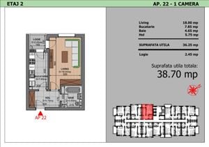 Garsoniera moderna, compartimentare eficienta – acces rapid Parc Tudor Arghezi - imagine 4