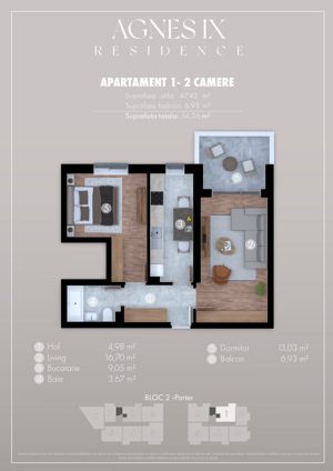 Apartament 2 camere, decomandat, spatiu generos, acces la transport - comision 0 - imagine 5