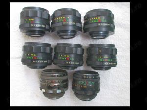 Lot obiective foto Helios filet 42 mm si industar 50 filet 39 mm  - imagine 3