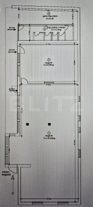 Spatiu Comercial 300 mp + 650 mp curte , zona Beltiug   - imagine 2