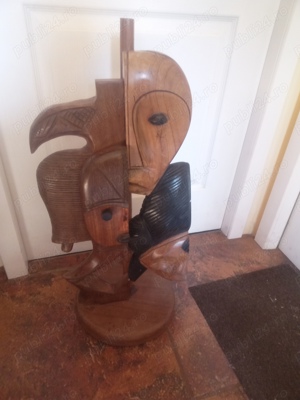 Sculptura lemn masiv(poate fi și lampa)