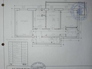 Republicii-Pta M Viteazul - 3cam ,2bai,cf1A, dec,4/9, bl.1982 - 109000 euro - imagine 8