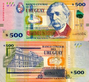Lot 9 bancnote URUGUAY unc