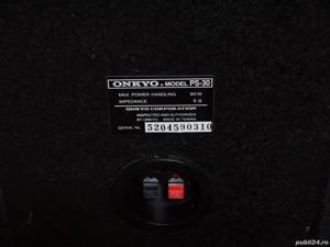 Boxe Onkyo 2x80W Vintage, Taiwan  - imagine 3