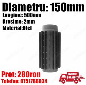 Burlan Radiator Recuperator Caldura Soba Semineu Lamele Radiante 150mm + LIVRARE GRATUITA