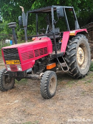 tractor de vânzare same centurion75 + remorca - imagine 4