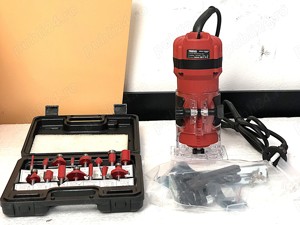 Wood Trimmer 800W, frezare de precizie, set complet 15 freze
