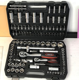 Trusa chei tubulare 108 piese – completa si practica - imagine 3