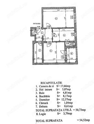 Apartament 2 camere , etaj 3 4 - imagine 9