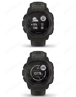 Vand ceas Garmin Instinct GPS Graphite - imagine 2