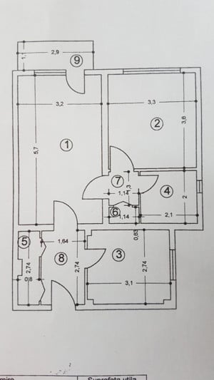 Apartament 2 Camere Parcul Sebastian 200m - imagine 19