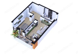  Apartament 2 camere - Lift - Finisaje - Comision 0% - Piscina -Curte comuna cu spatii verzi- Terasa - imagine 2