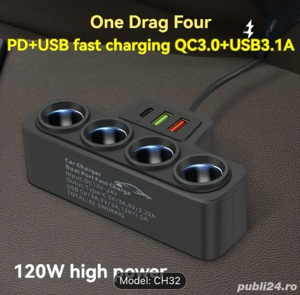 Adaptor auto 4 în 1 - imagine 5