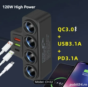 Adaptor auto 4 în 1 - imagine 4