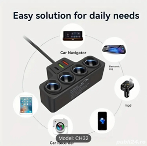 Adaptor auto 4 în 1 - imagine 3